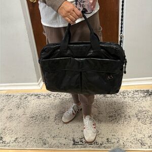 Rudsak leather briefcase with shoulder strap